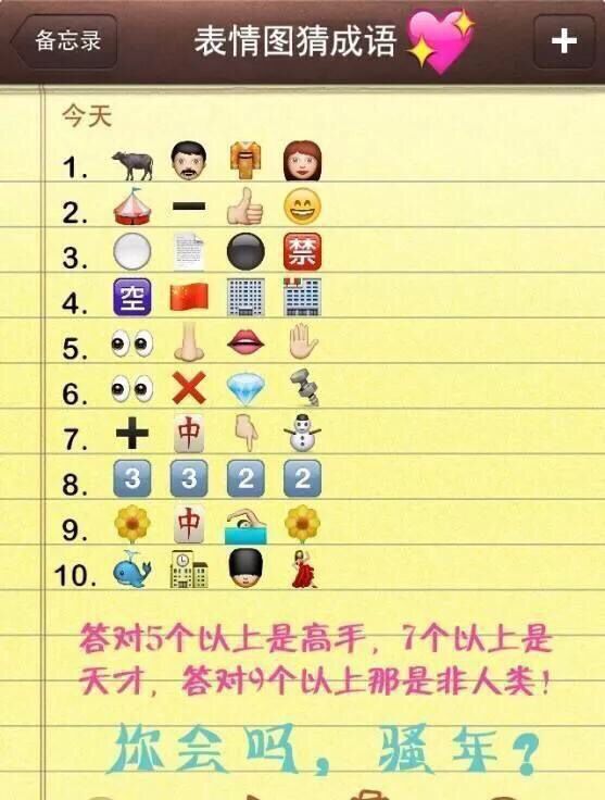 脸色猜成语(一图一成语猜谜底大全)