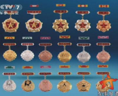 军人胸章级别图(军人资历章摆列组图)